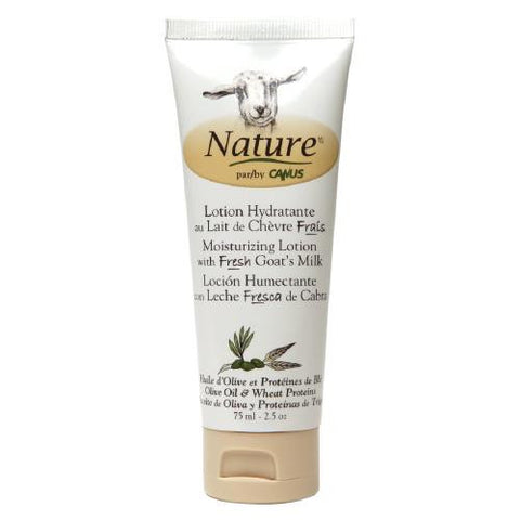 Nature By Canus Lotion - Goats Milk - Nature - Olive Oil Wht Prot - 2.5 Oz