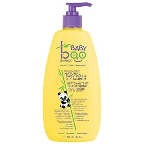 Boo Bamboo Baby Wash And Shampoo - Squeaky Clean - 18.6 Fl Oz