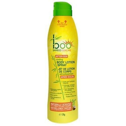 Boo Bamboo After Sun Body Lotion - Spray - Cooling - 5.75 Fl Oz