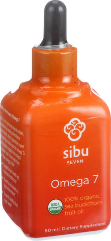 Sibu Beauty 100 Percent Organic Omega 7 - Sea Buckthorn Fruit Oil - 50 Ml