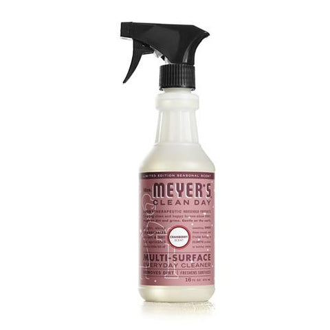 Mrs. Meyer's Multi Surface Spray Cleaner - Cranberry - 16 Fl Oz - Case Of 6