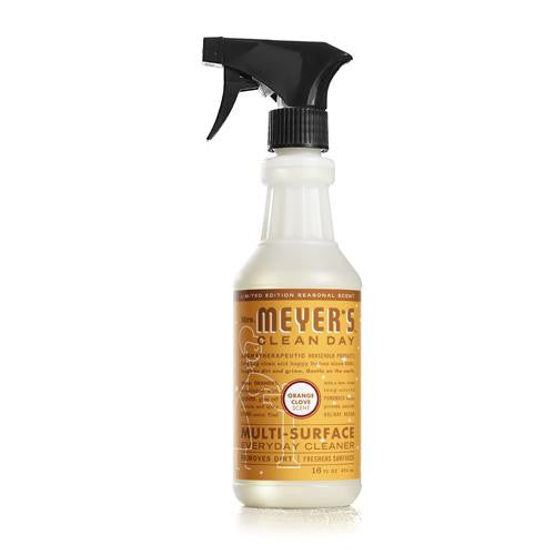 Mrs. Meyer's Multi Surface Spray Cleaner - Orange Clove - 16 Fl Oz - Case Of 6