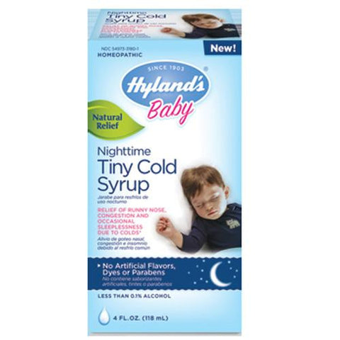 Hylands Homepathic Cold Syrup - Nighttime Tiny - Baby - 4 Fl Oz