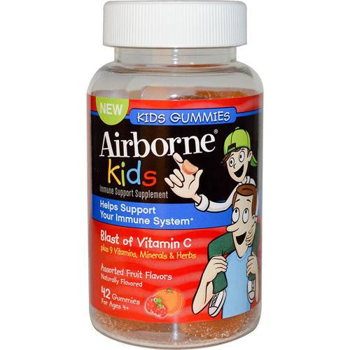 Airborne Vitamin C Gummies For Kids - Fruit - 42 Count