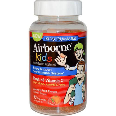 Airborne Vitamin C Gummies For Kids - Fruit - 42 Count