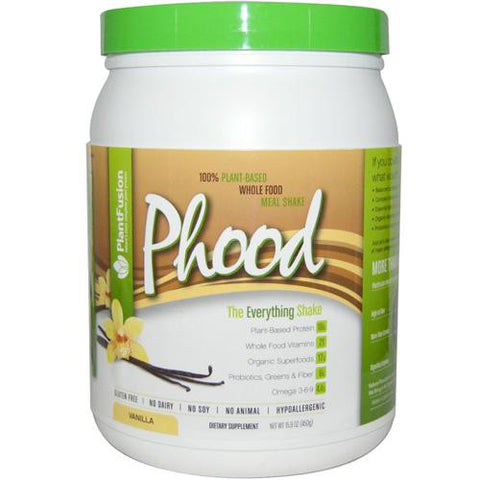 Plantfusion Phood Shake - Powder - Vanilla - 15.9 Oz