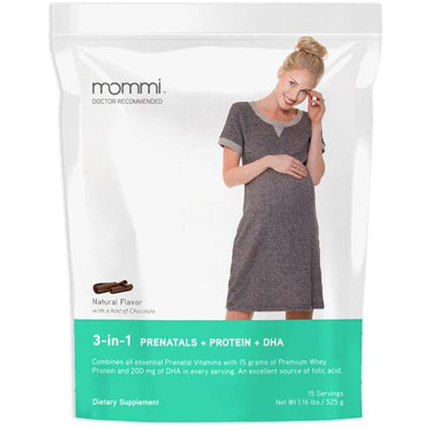 Mommi Protein Powder - 3 In 1 - Chocolate - 15 Servings - 1.08 Lb