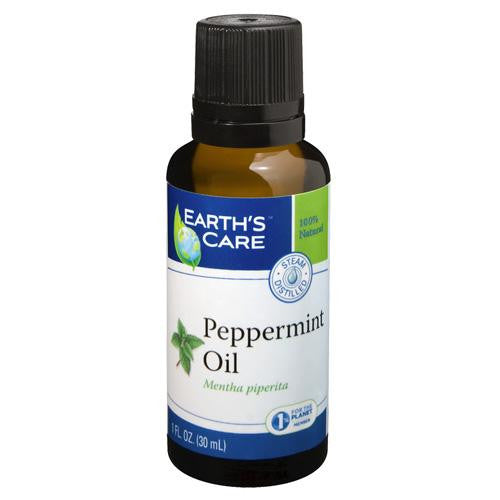 Earth's Care Essential Oil - 100 Percent Pure - Natr - Peppermint - 1 Fl Oz