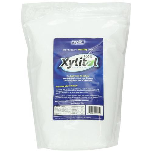 Epic Dental Sweetener - 100 Percent Xylitol - Pouch - 5 Lb