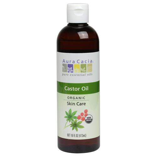 Aura Cacia Skin Care Oil - Organic Castor Oil - 16 Fl Oz