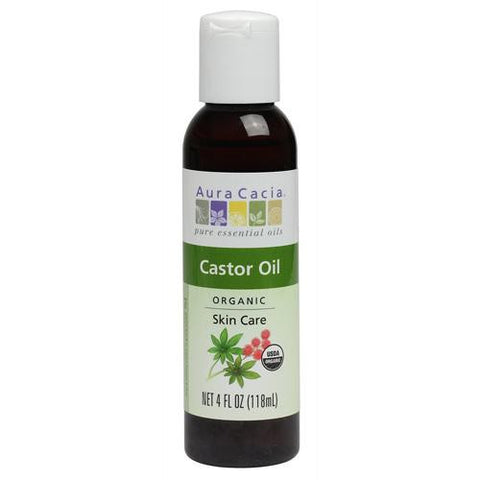 Aura Cacia Skin Care Oil - Organic Castor Oil - 4 Fl Oz