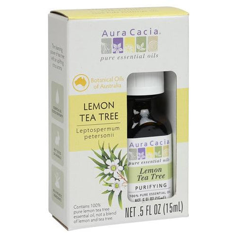 Aura Cacia Essential Oil - Pure - Lemon Tea Tree - .5 Fl Oz