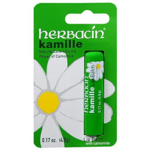 Herbacin Kamille Lip Balm - Counter Display - .17 Oz - 1 Case