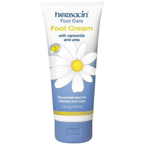 Herbacin Kamille Foot Cream - With Camomile And Urea - 3.4 Fl Oz