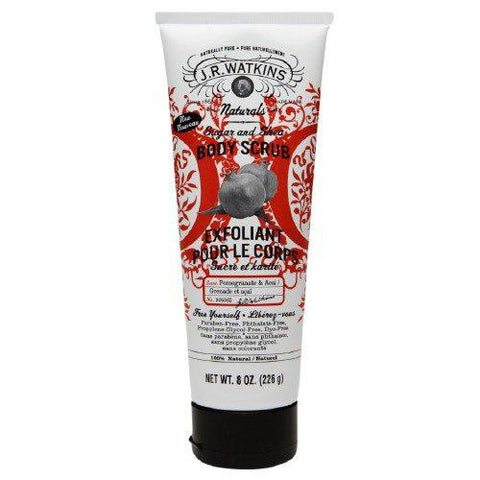 J.r. Watkins Body Scrub - Pomegranate And Acai - 8 Oz