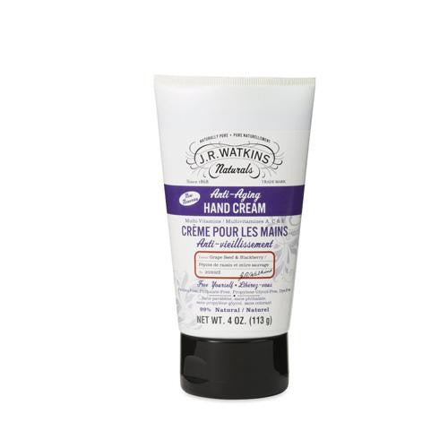 J.r. Watkins Hand Cream - Anti Aging - 4 Oz