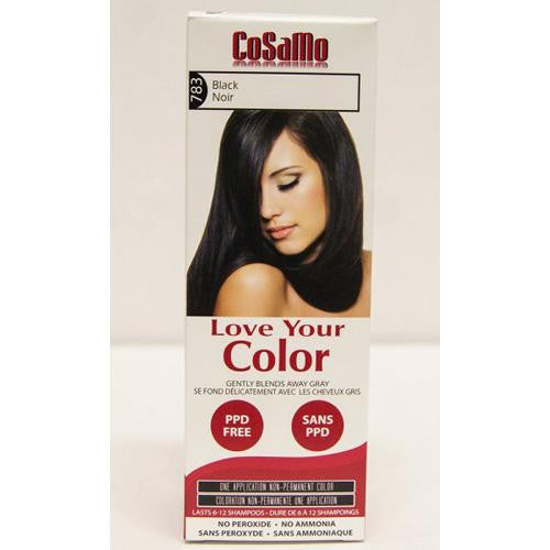 Love Your Color Hair Color - Cosamo - Non Permanent - Black - 1 Count