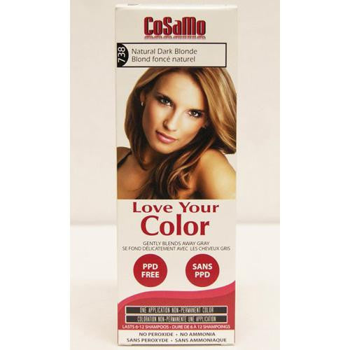 Love Your Color Hair Color - Cosamo - Non Permanent - Nat Dark Blond - 1 Ct