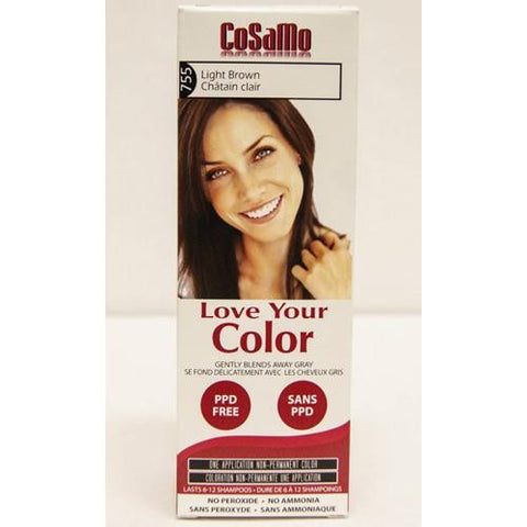 Love Your Color Hair Color - Cosamo - Non Permanent - Light Brown - 1 Count