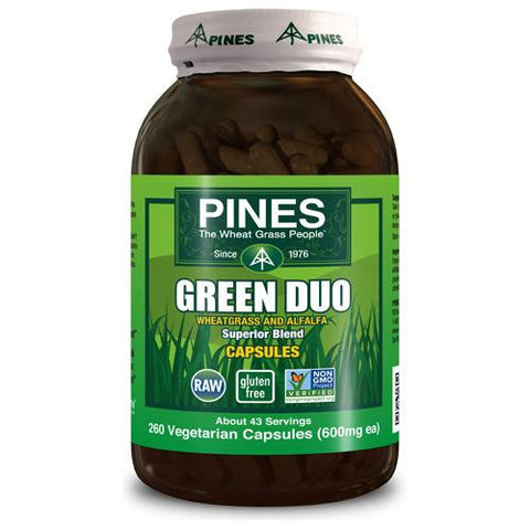 Pines International Green Duo - Organic - Capsules - 260 Veg Capsules