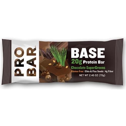 Probar Protein Bar - Base - Chocolate Supergreens - 2.46 Oz - 1 Case