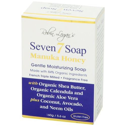 Seven 7 Bar Soap - Manuka Honey - Fragrance Free - 5.6 Oz