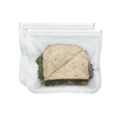 Blue Avocado (re) Zip Seal Lunch Bag - Translucent