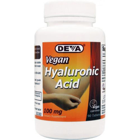 Devan Vegan Vitamins Hyaluronic Acid - 100 Mg - Vegan - 90 Tablets