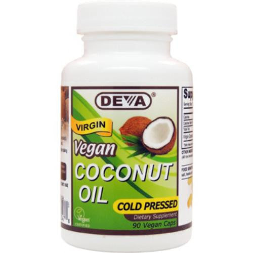 Devan Vegan Vitamins Coconut Oil - Vegan - 90 Vegan Capsules