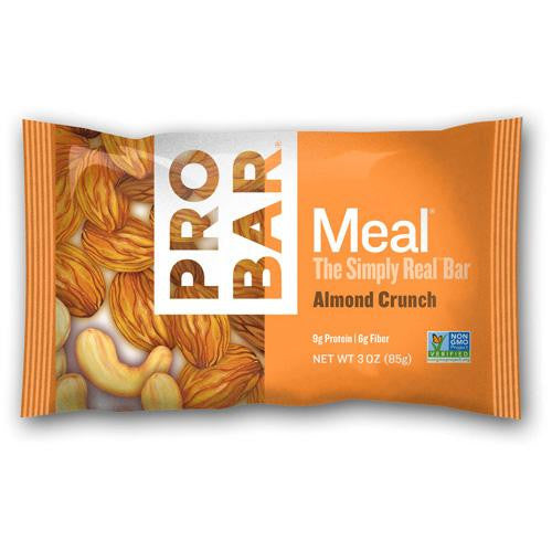 Probar Meal Bar - Organic - Almond Crunch - 3 Oz - 1 Case