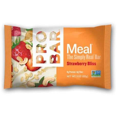 Probar Meal Bar - Organic - Strawberry Bliss - 3 Oz - 1 Case