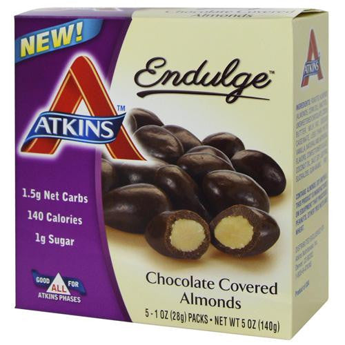 Atkins Endulge Pieces - Chocolate Covered Almonds - 5 Ct - 1 Oz - 1 Case