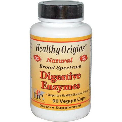 Healthy Origins Digestive Enzymes - 90 Vegetarian Capsules