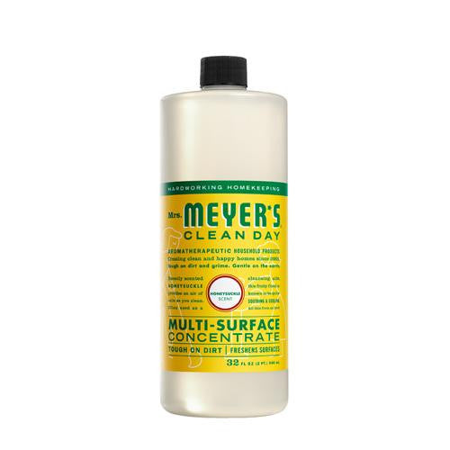 Mrs. Meyer's Multi Surface Concentrate - Honeysuckle - 32 Fl Oz - Case Of 6