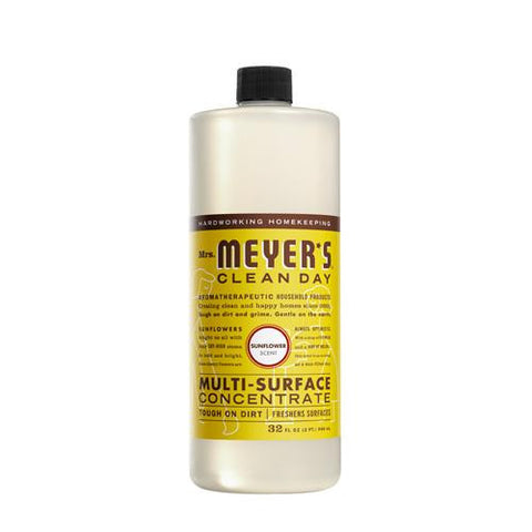 Mrs. Meyer's Multi Surface Concentrate - Sunflower - 32 Fl Oz - Case Of 6