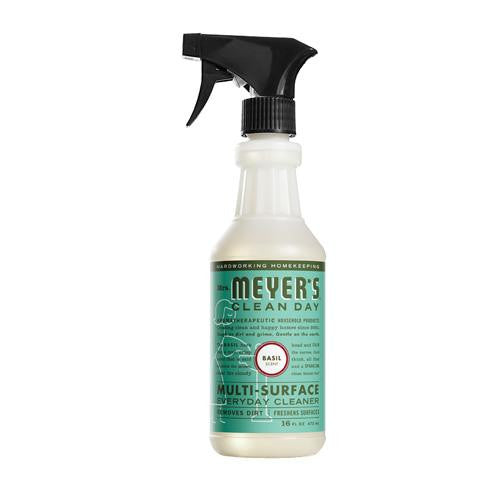 Mrs. Meyer's Multi Surface Spray Cleaner - Basil - 16 Fl Oz - Case Of 6