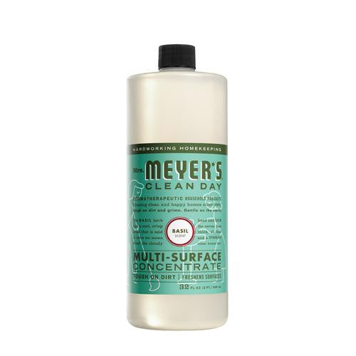 Mrs. Meyer's Multi Surface Concentrate - Basil - 32 Fl Oz