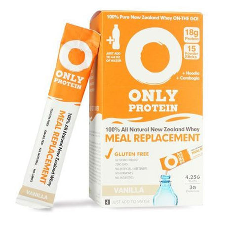 Only Protein Meal Replacement - Whey - Packets - Vanilla - 15 Count