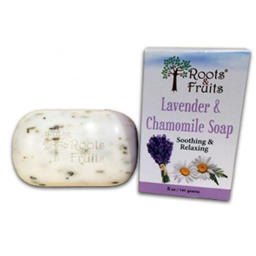 Roots And Fruits Bar Soap - Lavender And Chamomile - 5 Oz