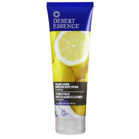 Desert Essence Hand And Body Lotion - Italian Lemon - 8 Fl Oz