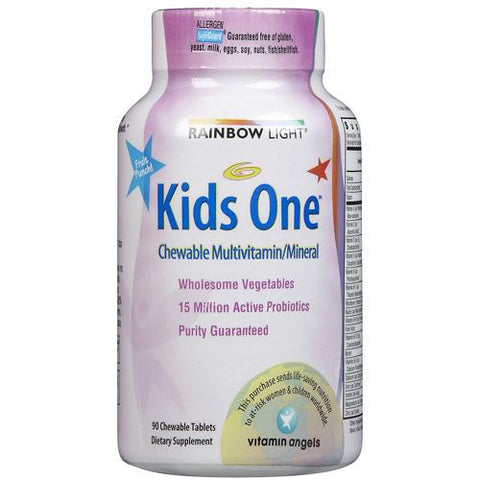 Rainbow Light Multivitamin And Minerals - One - Kids - 30 Tahlets - 1 Case