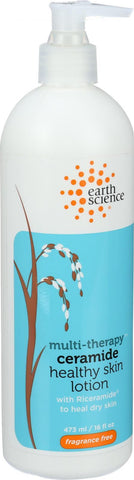 Earth Science Lotion - Multi Therapy Ceramide Healthy Skin - 16 Oz