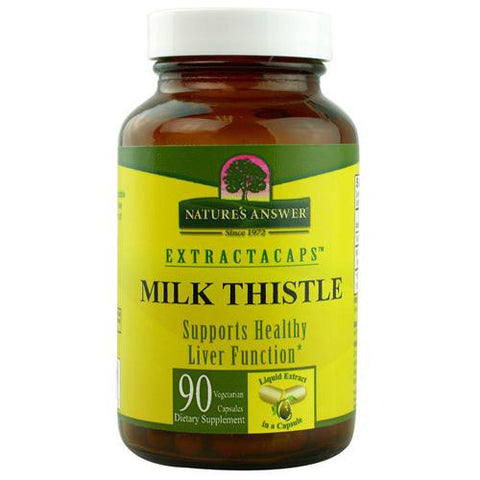 Nature's Answer Milk Thistle - Liquid Capsules - 330 Mg - 90 Veg Capsules