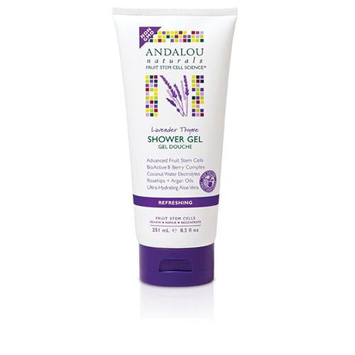 Andalou Naturals Shower Gel - Lavender Thyme Refreshing - 8.5 Fl Oz