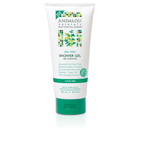 Andalou Naturals Shower Gel - Aloe Mint Cooling - 8.5 Fl Oz