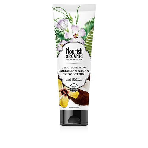 Nourish Body Lotion - Organic - Tropical Coconut - 8 Fl Oz