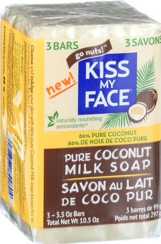 Kiss My Face Bar Soap - Coconut Milk - 10.5 Oz