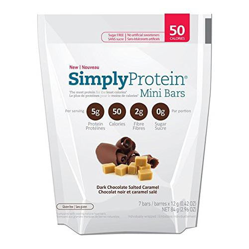 Simplyprotein Bar - Mini - Dark Chocolate Salted Caramel - 7 Ct - 6 Cases