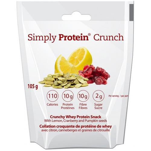 Simplyprotein Crunch - Lemon Cranberry Pumpkin Seed - 33 Grams - Pack Of 12