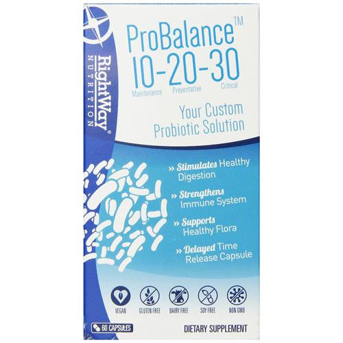 Rightway Nutrition Probalance 10 20 30 - 60 Capules